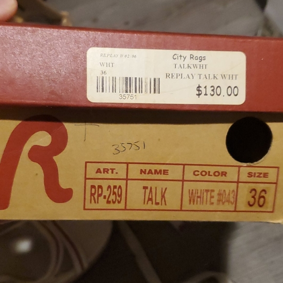 Replay Footwear | Strappy Cork Wedge Strappy Sandals | 36 | White - Picture 5 of 7